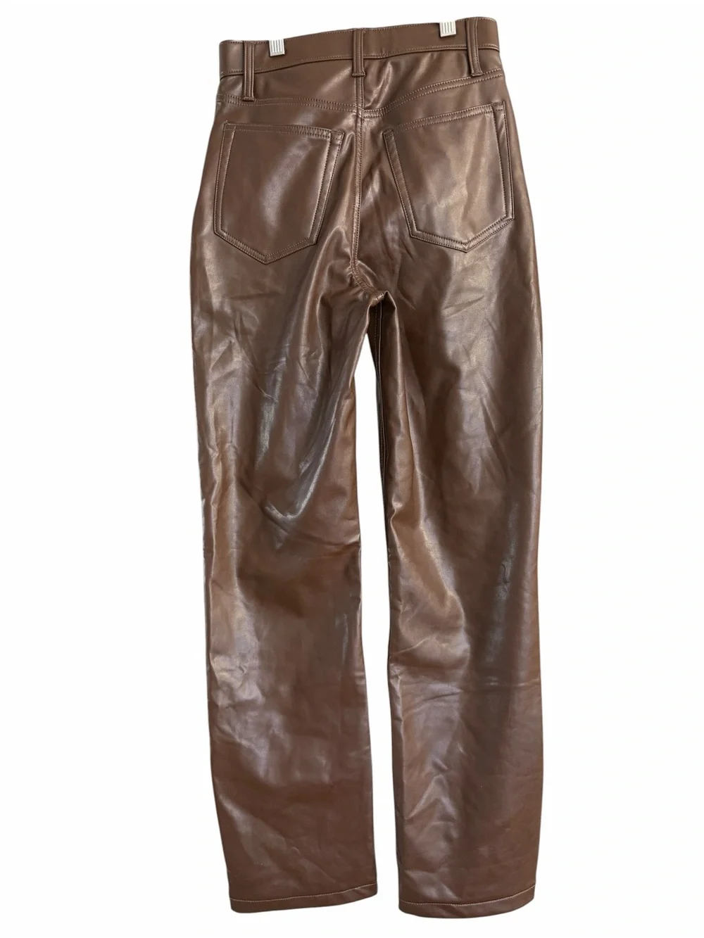 Abercrombie & Fitch 90s Straight Leg Brown High-Rise Straight Pants - Picture 4 of 7